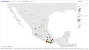 Mapa 3. Los 269 municipios en los que inicialmente se propuso reanudar actividades a partir del 18 de mayo de 2020