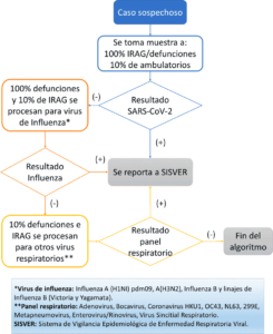 Fig. 5. Algoritmo de diagnóstico para covid-19