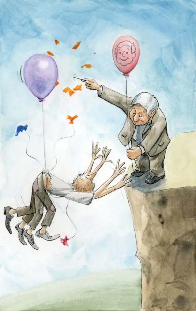 “Está muy mal la situación, pero apruebo el trabajo del presidente”. Aprobación presidencial (afectiva) en México